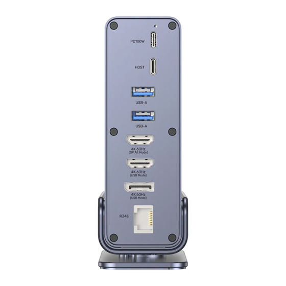 Unitek Universal DisplayLink Triple 4K Docking Station