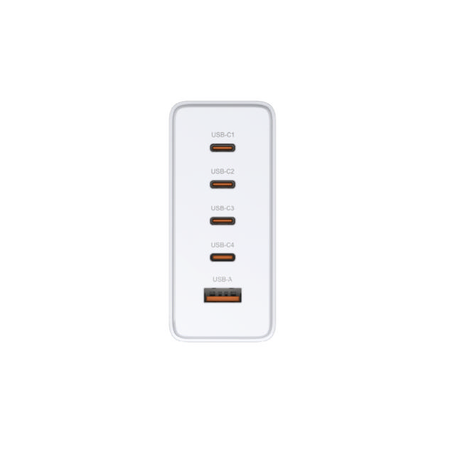 D-Link 240W GaN Charger with USB-A and 4 USB-C ports