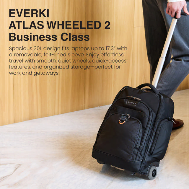 Everki Atlas Wheeled Backpack ECO 13