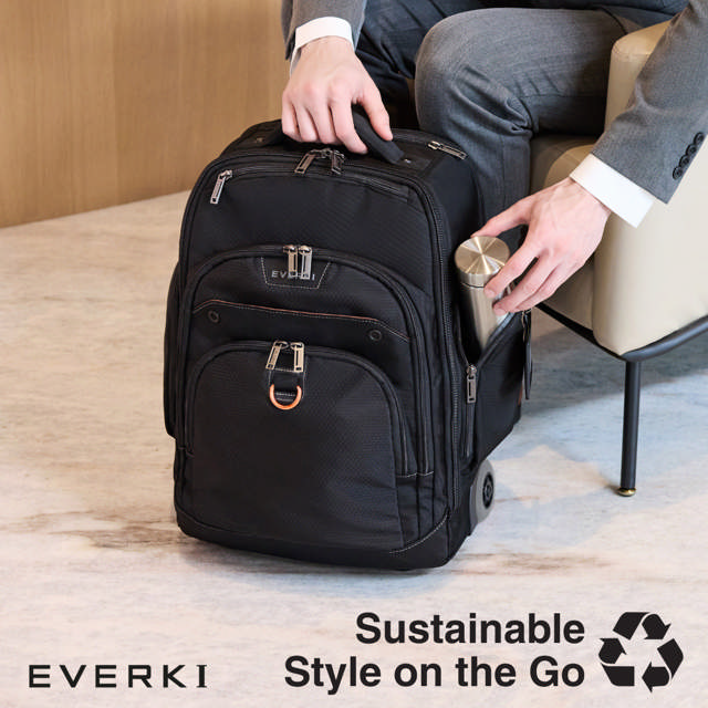 Everki Atlas Wheeled Backpack ECO 13