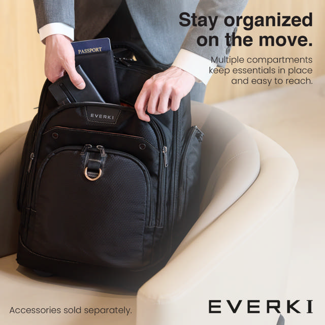 Everki Atlas Wheeled Backpack ECO 13