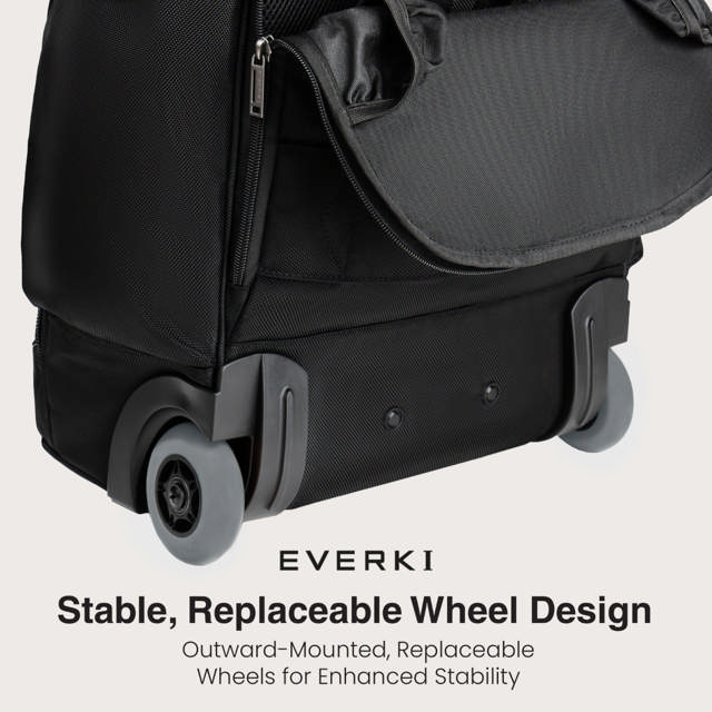 Everki Atlas Wheeled Backpack ECO 13