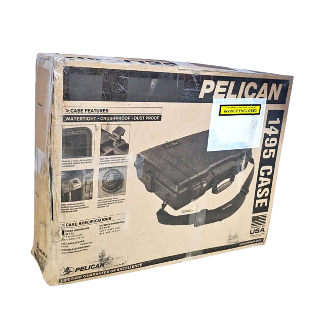 Pelican 1495 Laptop Case P&P Black (Box Damaged)