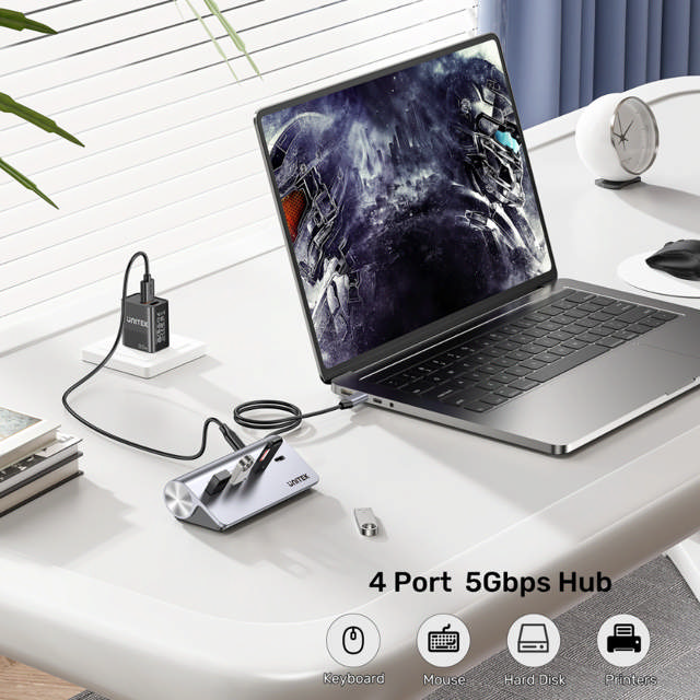Unitek 4-in-1 USB-C 5Gbps Hub