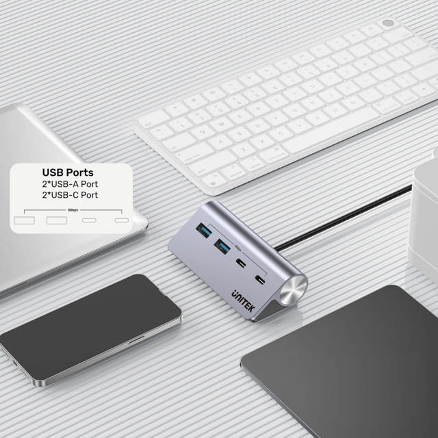 Unitek 4-in-1 USB-C 5Gbps Hub