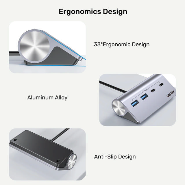Unitek 4-in-1 USB-C 5Gbps Hub