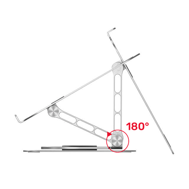 Unitek Adjustable Laptop Stand Silver