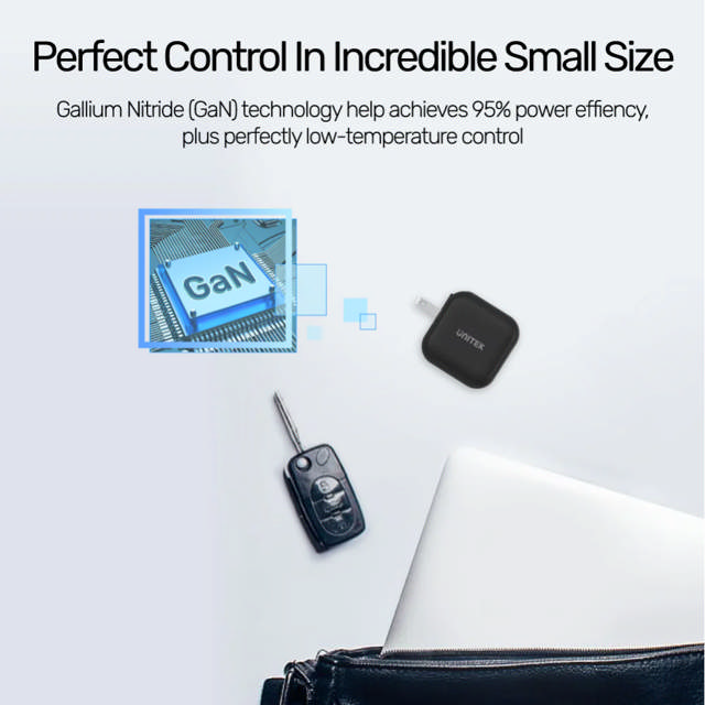 Unitek Travel Tri GaN 3 Port 66W Charger