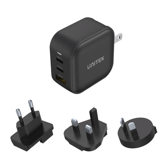 Unitek Travel Tri GaN 3 Port 66W Charger