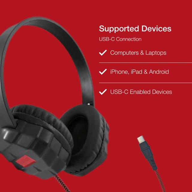 Shintaro Rugged Kids USB-C Headset