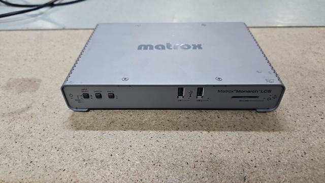 Matrox Monarch LCS Encoder. Ex-Demo Stock. 2 YR WTY