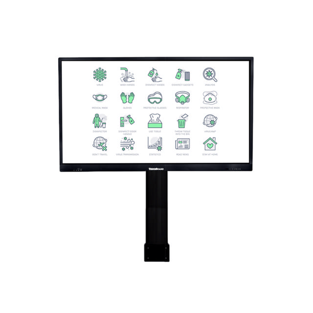 TouchBoard Wall Mount Height Adjustable System – Centre Lift