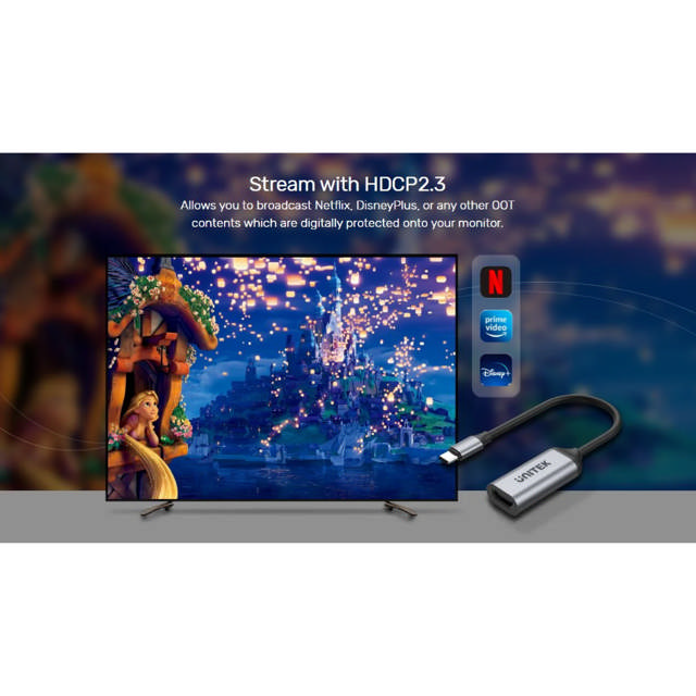 Unitek USB-C to HDMI 4K Adapter Grey