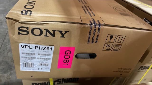 Sony VPL-PHZ61 3LCD Laser Projector, White, Carton Damaged Stock, 5 Year Warranty