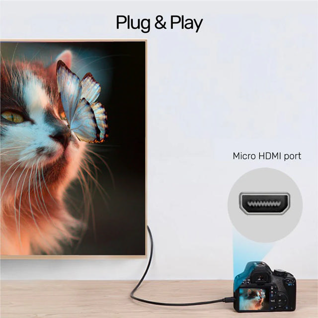 Unitek 4K 60Hz High Speed Micro HDMI to HDMI Cable