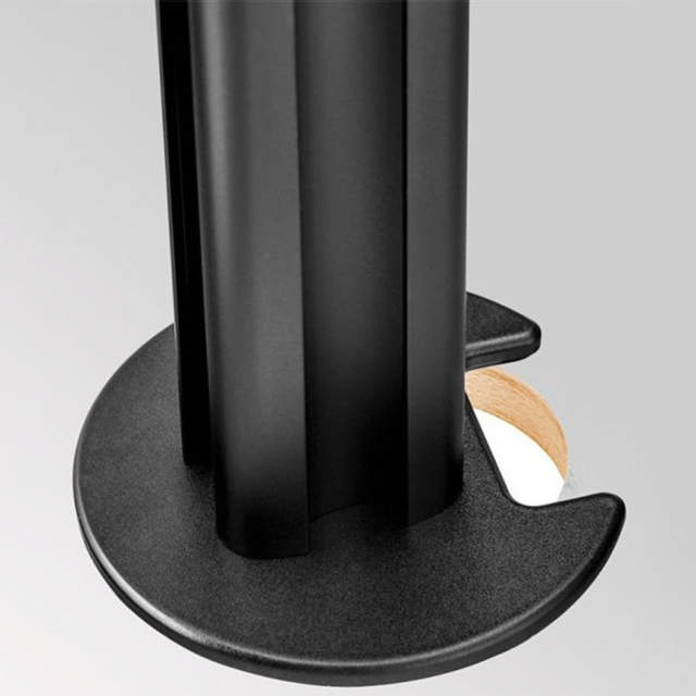 Atdec AWMS-2-5940 Dual Extended-Reach Arms on Post Grommet Clamp Black