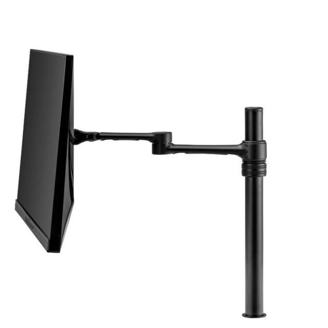 Atdec AF-AT-B Single Swing Arm on Post Black