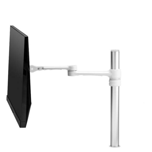 Atdec AF-AT-SW Single Swing Arm on Post White