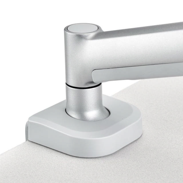 Atdec AWMS-2-5940 Dual Extended-Reach Arms on Post C-Clamp Silver