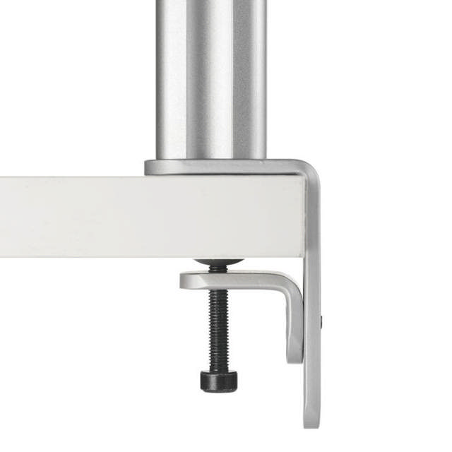 Atdec AWMS-2-5940 Dual Extended-Reach Arms on Post H/D F-Clamp Silver