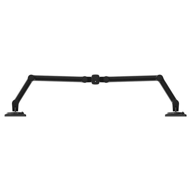 Atdec AWMS-2-5940 Dual Extended-Reach Arms on Post H/D F-Clamp Black