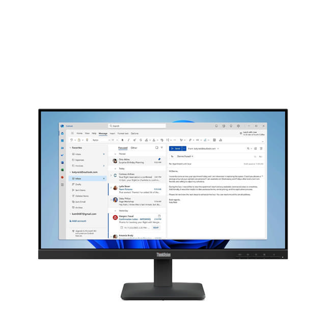 Lenovo ThinkVision S24-4e -64B5KAR1AU- 23.8