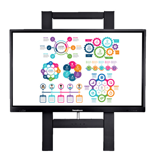 TouchBoard Wall Mount Height Adjustable System – Actuator Lift