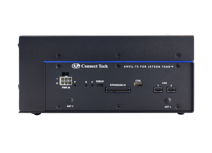 Connect Tech Anvil-T5 System integrated with NVIDIA Jetson Thor T5000, 2TB NVMe