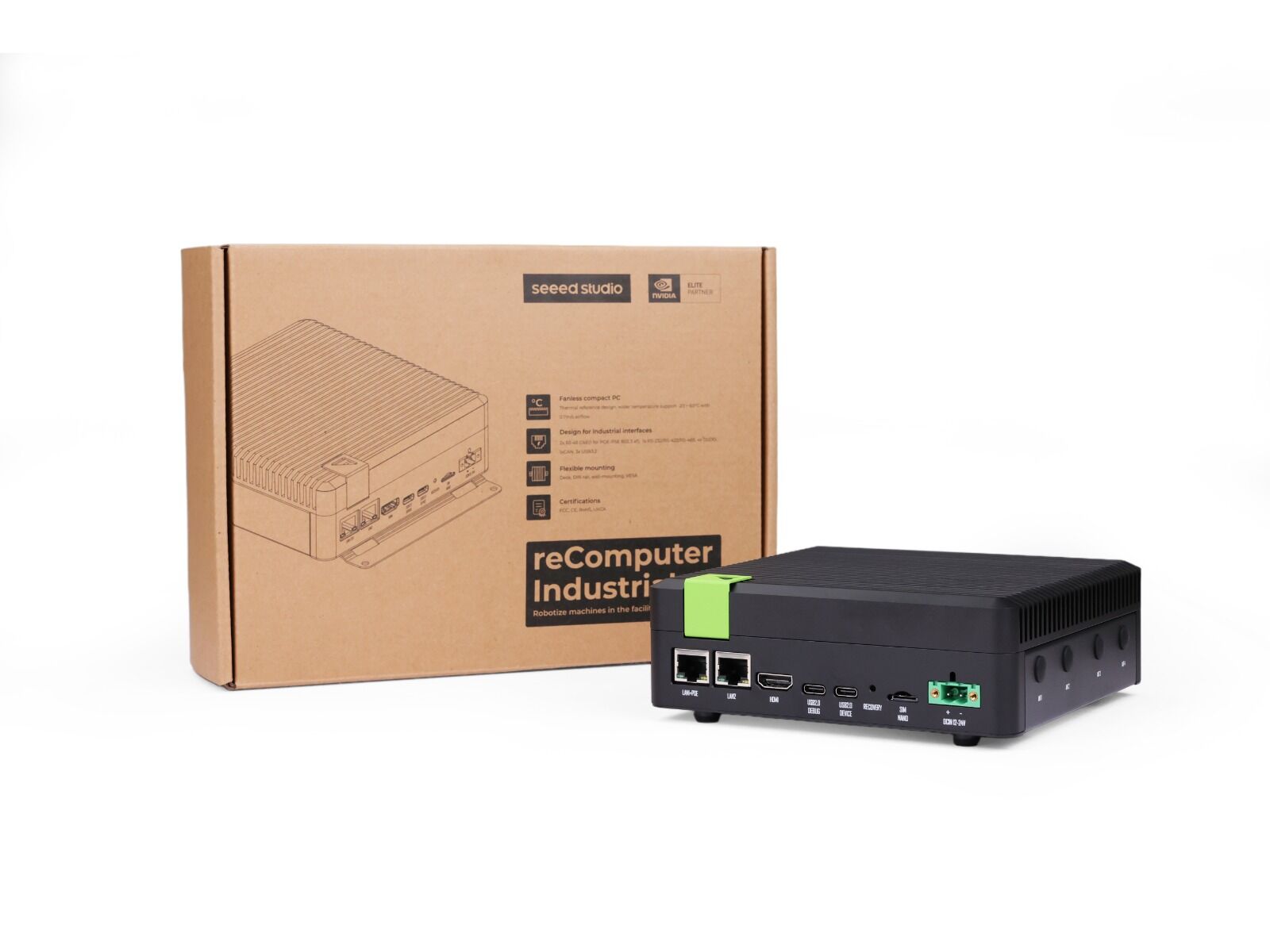 Seeed Studio reComputer Industrial J4012 (Fanless) with Orin NX 16GB