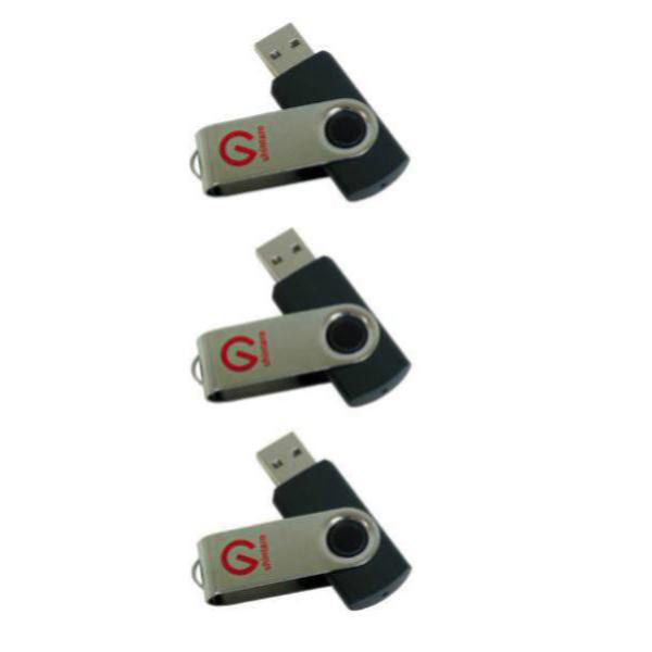 Shintaro 8GB Rotating Pocket Disk 3 Pack
