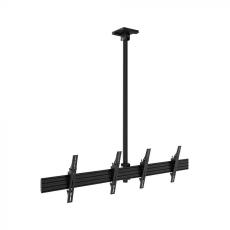 Atdec Ceiling Menu Board Dual Display 2x1 Single Pole Mount