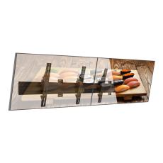 Atdec Wall Menu Board Dual Display 2x1 Mount