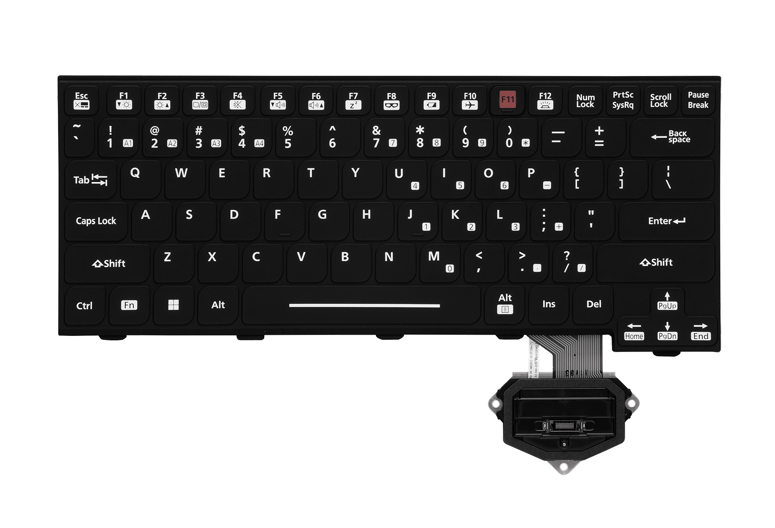 Panasonic Backlit KB FZ-40 FZ-55