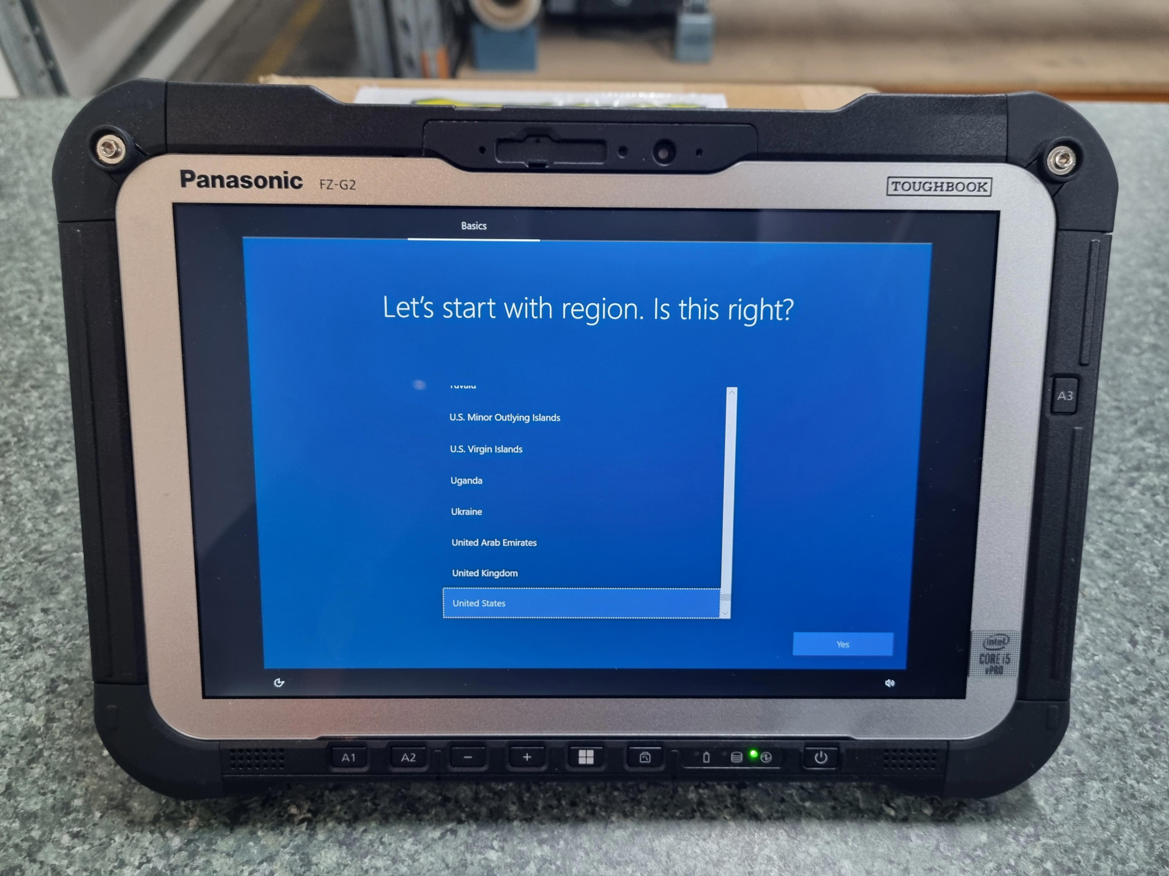 Panasonic Toughbook G2 Mk1 i5 4G SCG