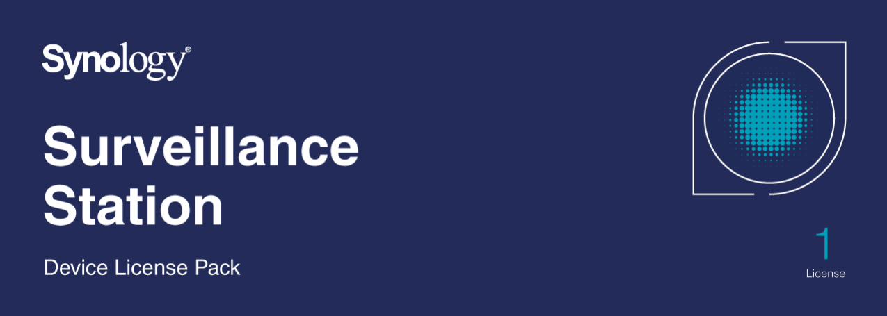 Synology Camera License For Synology (Physical Card)
