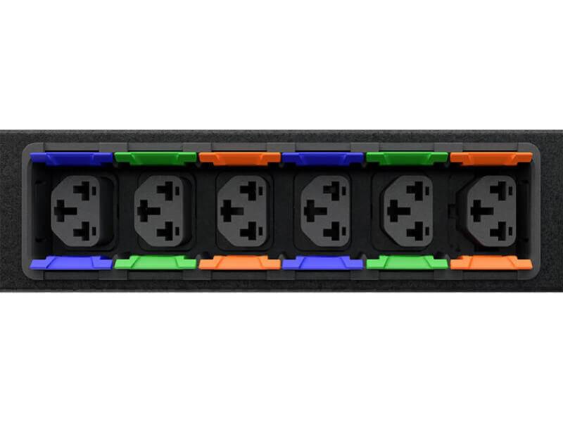 Vertiv Geist F0144849 Basic Horizontal PDU, 16A, 230V, 1U, 12 x Locking Combination C13/C19 outputs,